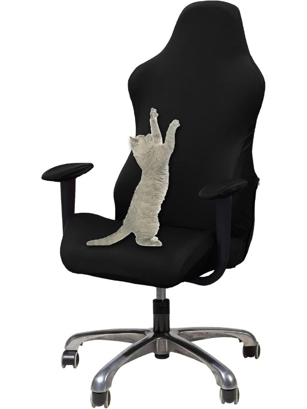 Gaming Chair Slipcover Stretch Seat Chair Cover for Leather Computer Reclining R
